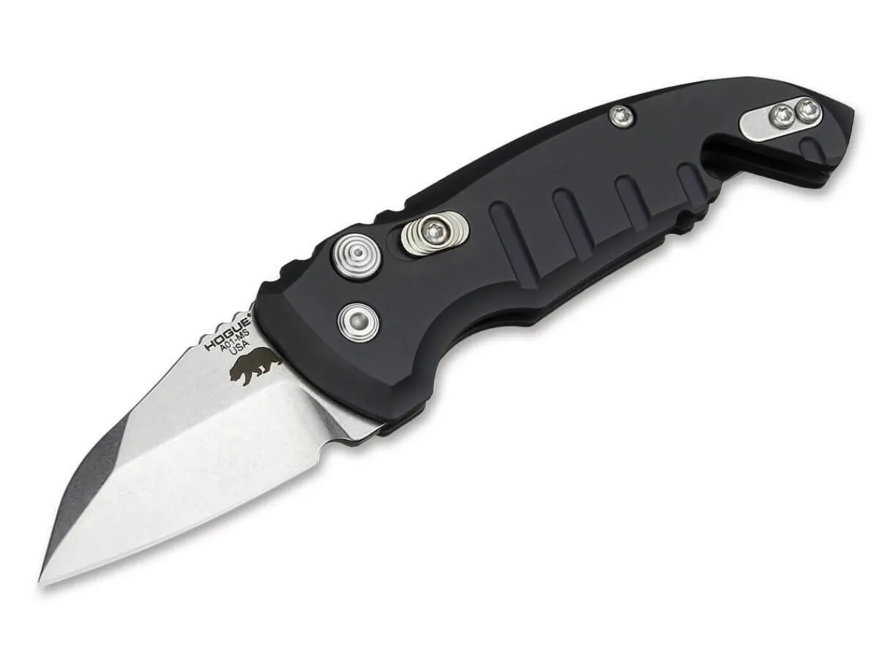A01 Microswitch Compact Wharncliffe Black|Hogue
