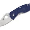 Ambitious Lightweight Cpm-S35Vn Blue Spyderedge|Spyderco New