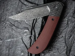 Appalachian Drifter Ii Damascus G10 Burgundy|CIVIVI Sale