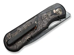Baloo Damascus Titanium Cf Black|WE Knife Outlet