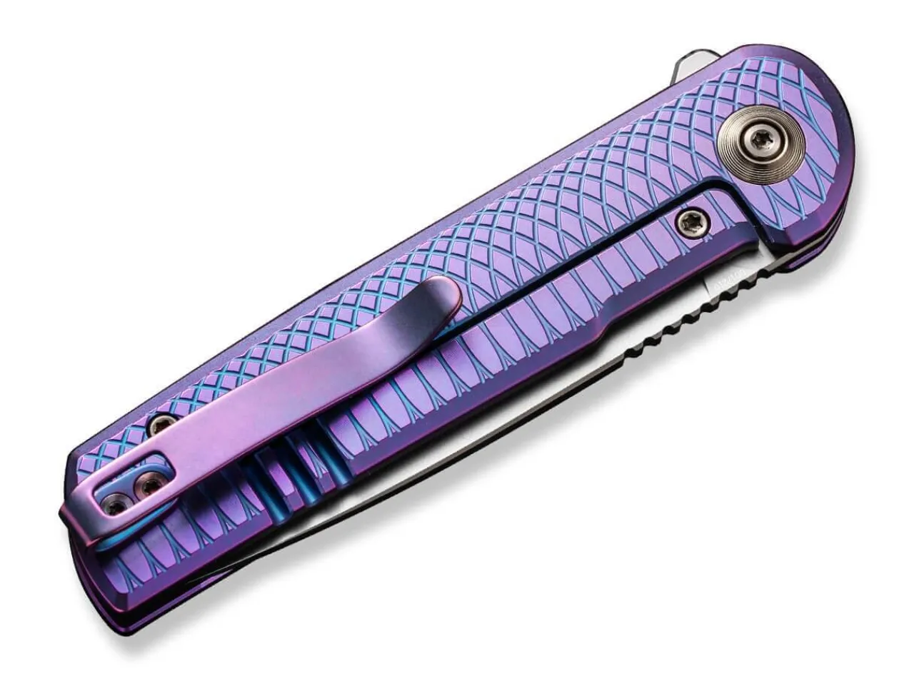 Charith Ripple Titanium Purple Ltd|WE Knife New