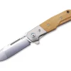 Clap Micarta Brown Titanium Bolster|MKM Sale