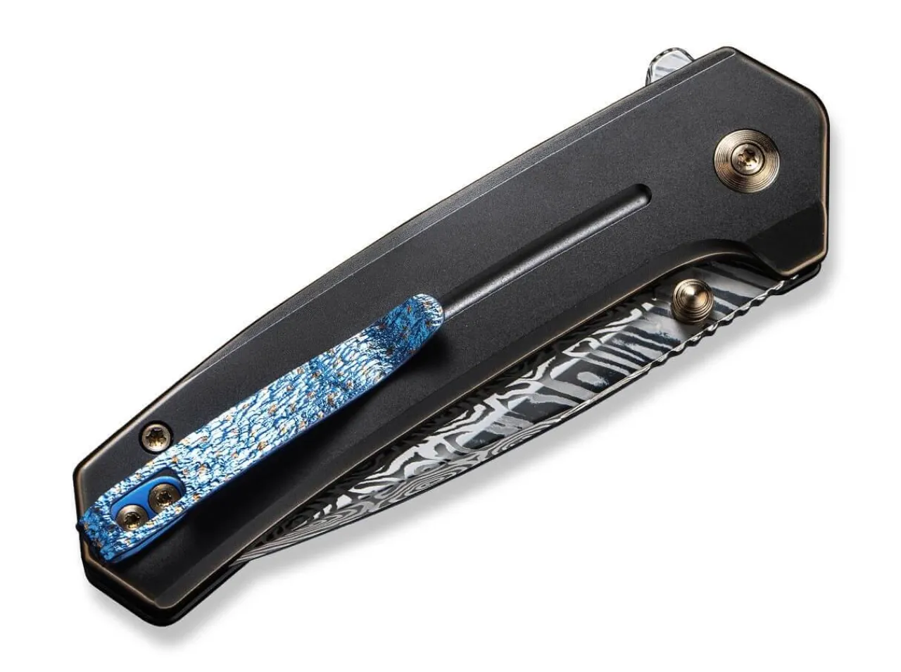 Culex Titanium Bronze Damascus|WE Knife New