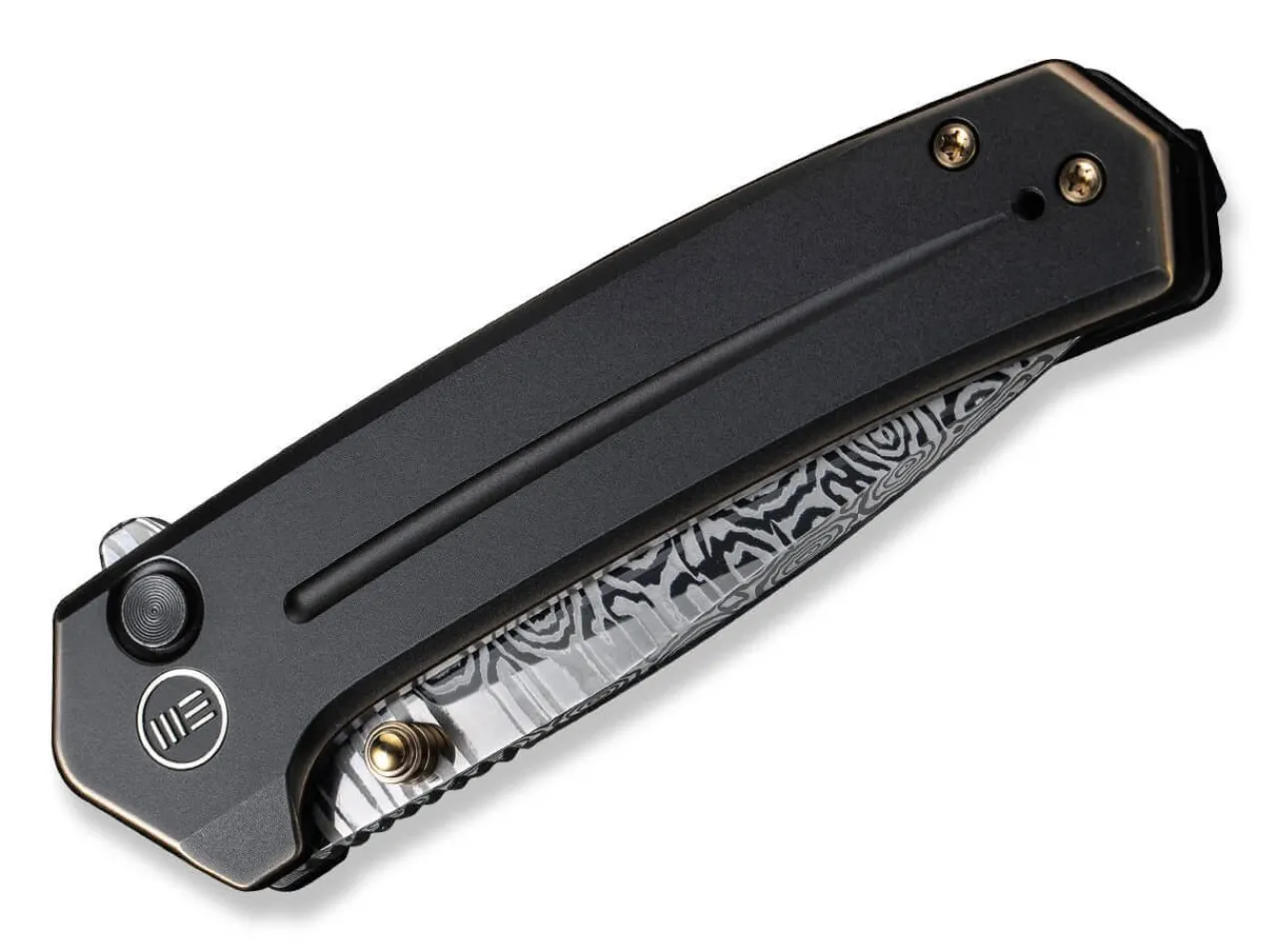 Culex Titanium Bronze Damascus|WE Knife New