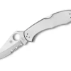 Delica 4 Stainless Steel Combination|Spyderco New