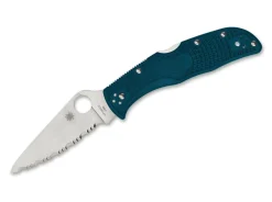 Endela Lightweight K390 Serrated Blue|Spyderco Hot