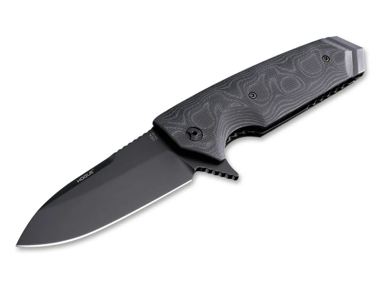 Ex-02 Flipper 3.75 G10 All Black|Hogue Best