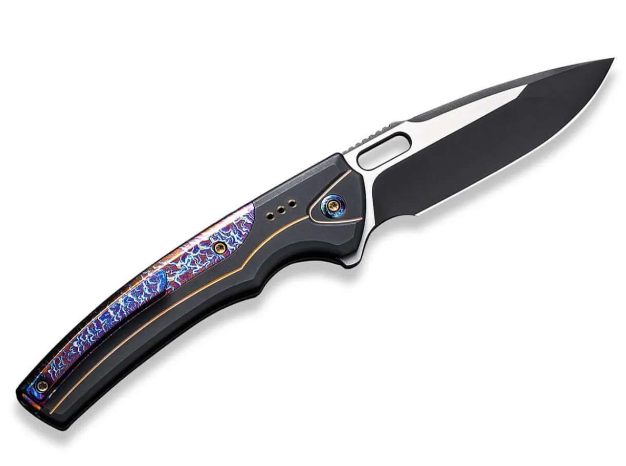 Exciton Black Flamed Titanium Ltd|WE Knife Clearance