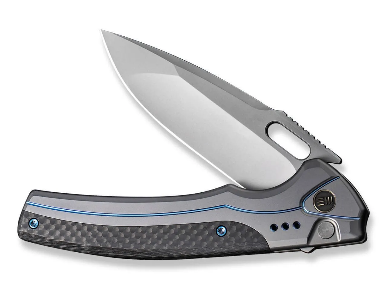 Exciton Titanium Cf Grey & Blue Ltd|WE Knife Best