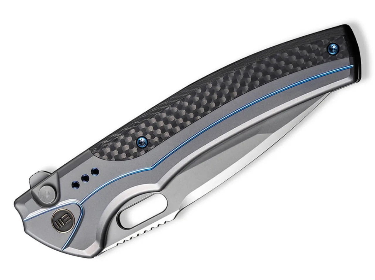 Exciton Titanium Cf Grey & Blue Ltd|WE Knife Best