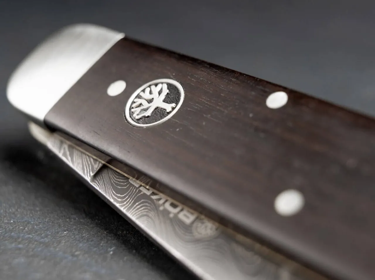 Hunters Knife Mono Damascus Grenadill|Böker Manufaktur Solingen Clearance