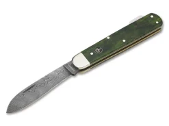 Hunters Knife Mono Damascus Curly Birch Green|Böker Manufaktur Solingen Best