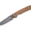 Imperium Damascus Micarta Brown|CIVIVI New