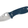 Lil' Temperance 3 Lightweight K390 Blue Plainedge|Spyderco New