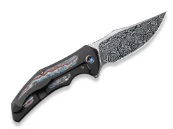 Magnetron Black Nebula Fat Carbon Damascus|WE Knife New