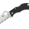 Manbug Wharncliffe Black Spyderedge|Spyderco Hot