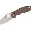 Manix 2 G10 Brown Cpm 15V Sprint Run Plainedge|Spyderco Outlet