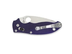Manix 2 Plain Dark Blue|Spyderco Discount