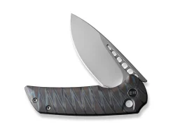 Mini Malice Button Lock Tiger Stripe Flamed Titanium|WE Knife Online