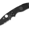 Native 5 All Black Combination|Spyderco Discount