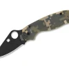 Para 3 Camo Black Blade|Spyderco