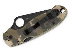 Para 3 Camo Black Blade|Spyderco