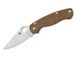Para Military 2 Brown Micarta Cruwear|Spyderco New
