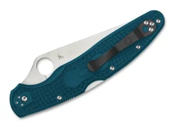Police 4 Lightweight K390 Spyderedge Blue|Spyderco Discount