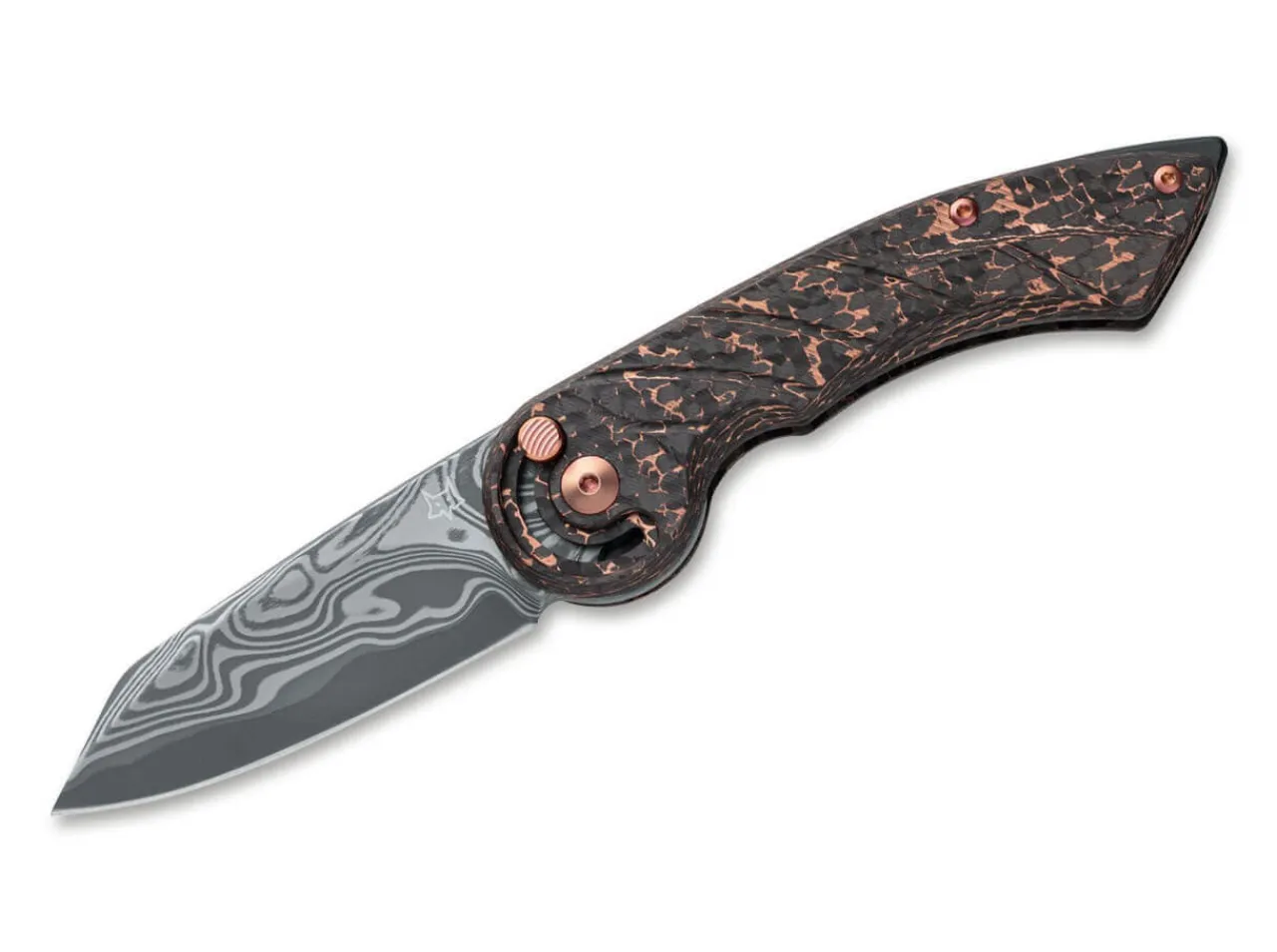 Radius Damascus Space Coral Cf Ltd|Fox Knives