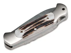 Scout Spearpoint Stag Damascus|Böker Manufaktur Solingen Outlet
