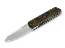 Silver Sport Knife Fat Carbon Black & Gold|Maserin