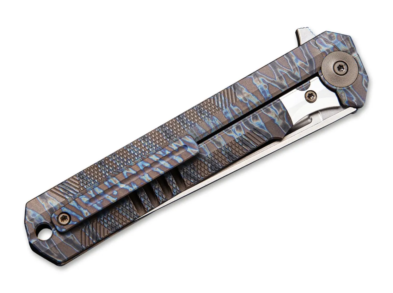 Syncro Flamed Titanium|WE Knife Hot