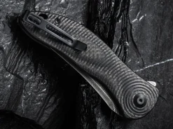 Synergy 3 Damascus G10 Cf Black Trailing Point|CIVIVI Hot