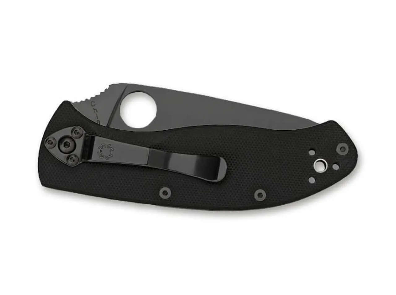 Tenacious Black Plain|Spyderco Hot
