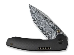 Trogon Titanium Black Damascus|WE Knife New