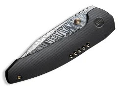 Trogon Titanium Black Damascus|WE Knife New