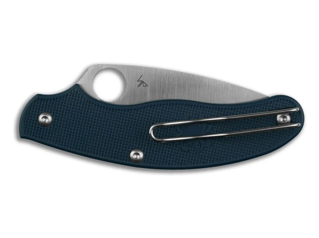 Uk Pen Knife Dark Blue|Spyderco Outlet