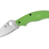 Uk Pen Knife Salt Green Lc200N Plainedge|Spyderco New