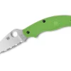 Uk Pen Knife Salt Green Lc200N Spyderedge|Spyderco