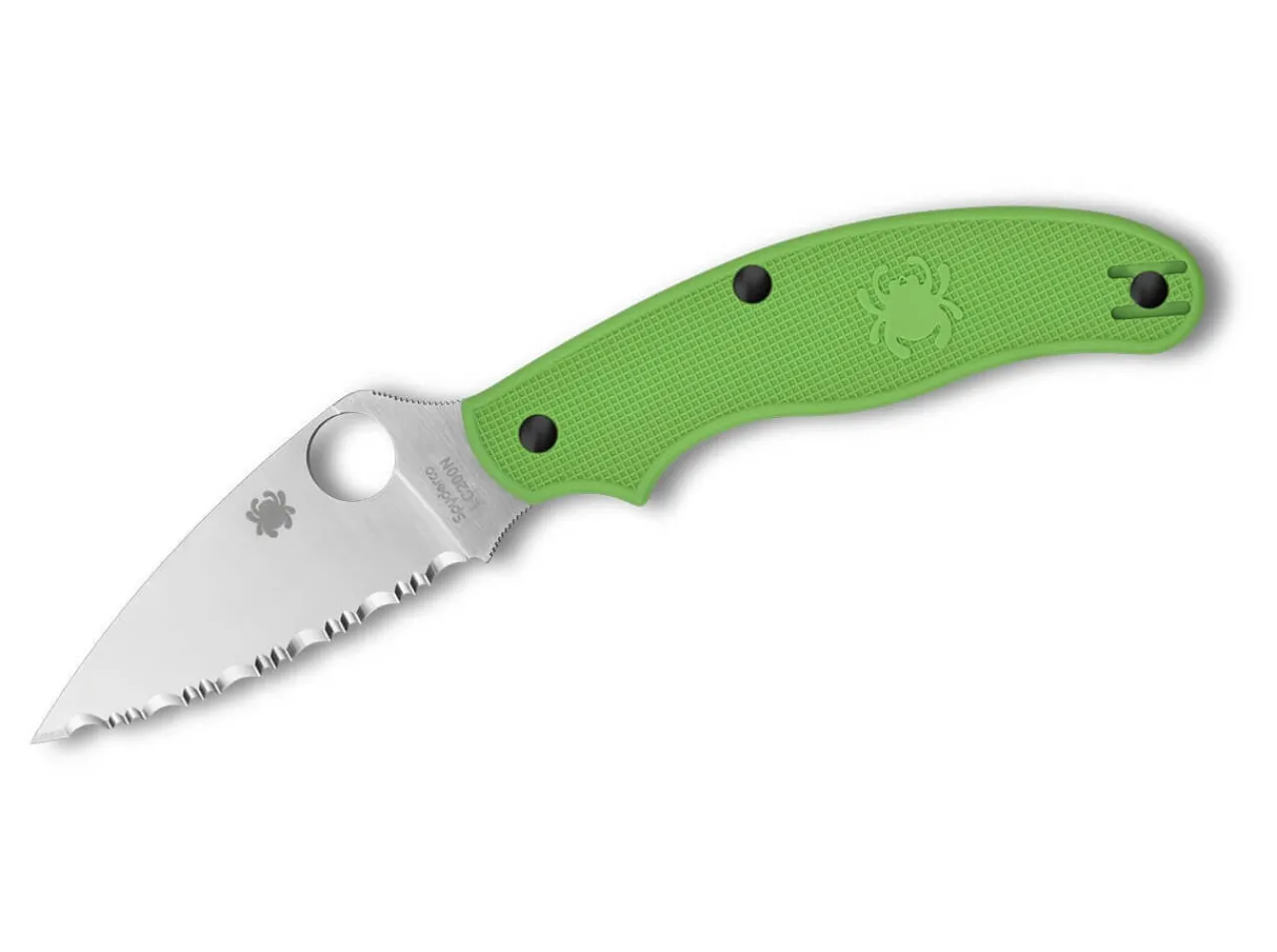 Uk Pen Knife Salt Green Lc200N Spyderedge|Spyderco