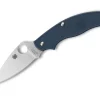 Uk Penknife Cpm Spy27 Frn Blue Plainedge|Spyderco