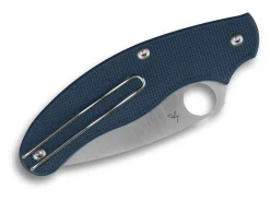 Uk Penknife Cpm Spy27 Frn Blue Plainedge|Spyderco